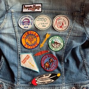 Fifty-Year-Old Vintage Camp Patches